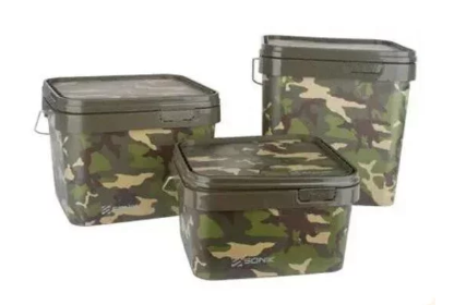 Sonik Camo Square Buckets