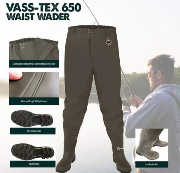 Vass Tex 650 Waist Wader