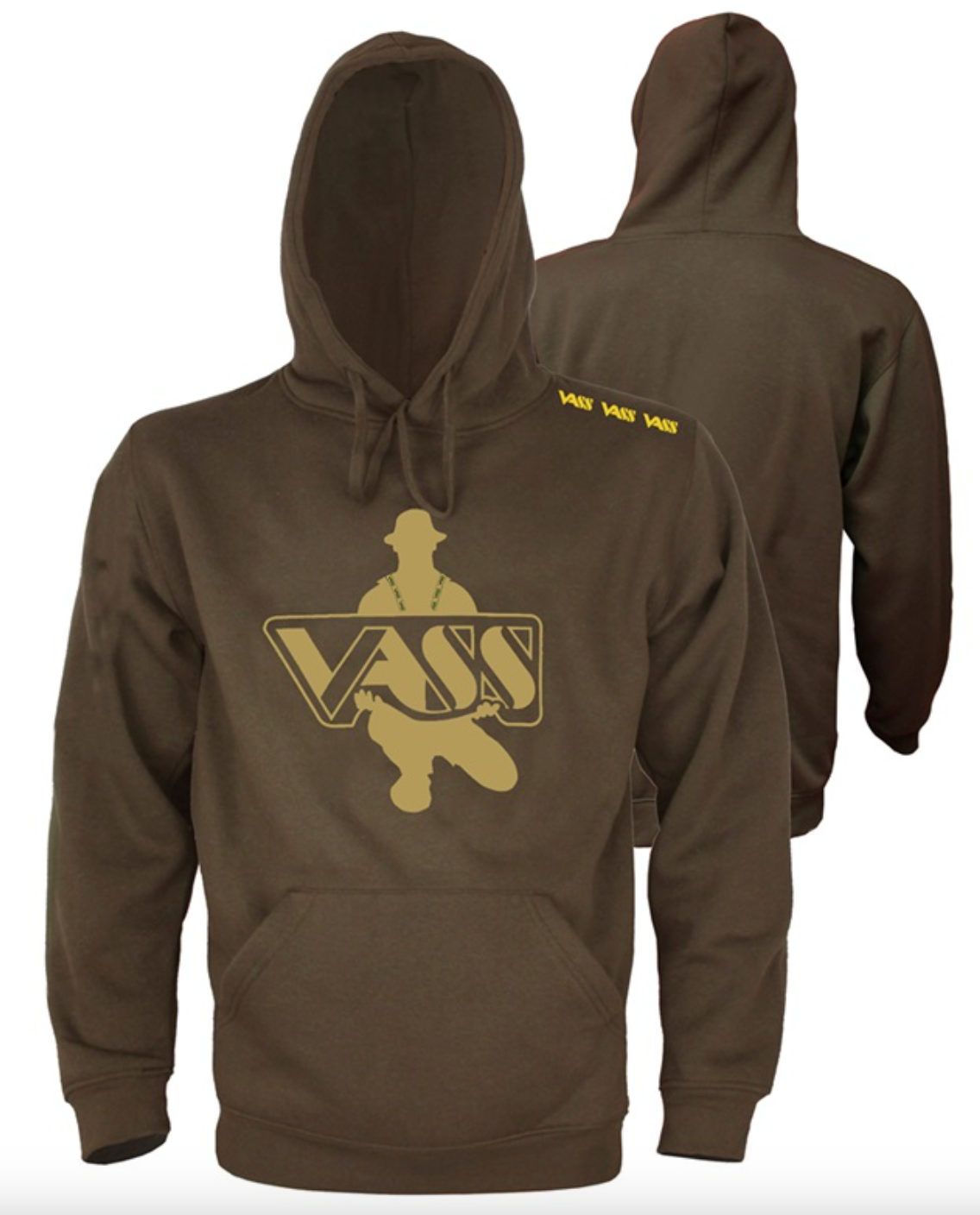 Vass Classic Printed Hoody Edition 2 - Khaki Edition