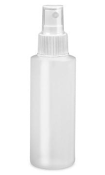4oz (118ml) Natural Cylinder Spray Bottles
