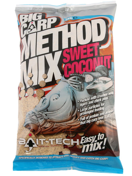 Bait-Tech Big Carp Method Mix: Sweet Coconut (2kg)