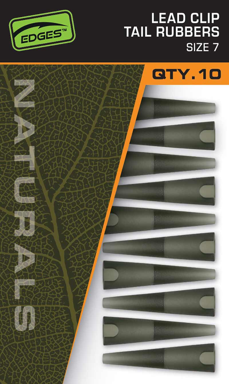 Fox Naturals Size 7 Lead Clips Tail Rubbers