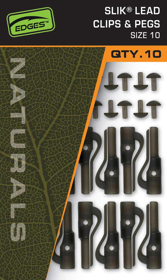 Fox Naturals Size 10 Lead Clips & pegs