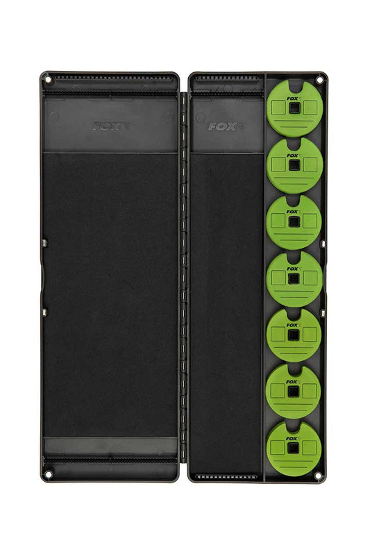 Fox Edges Large rig and disc box inc 50 pins / 7 discs