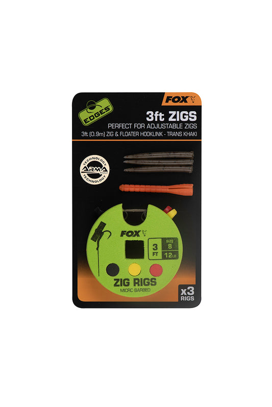 Fox Edges Zig Rig size 8 - 12lb - 3ft