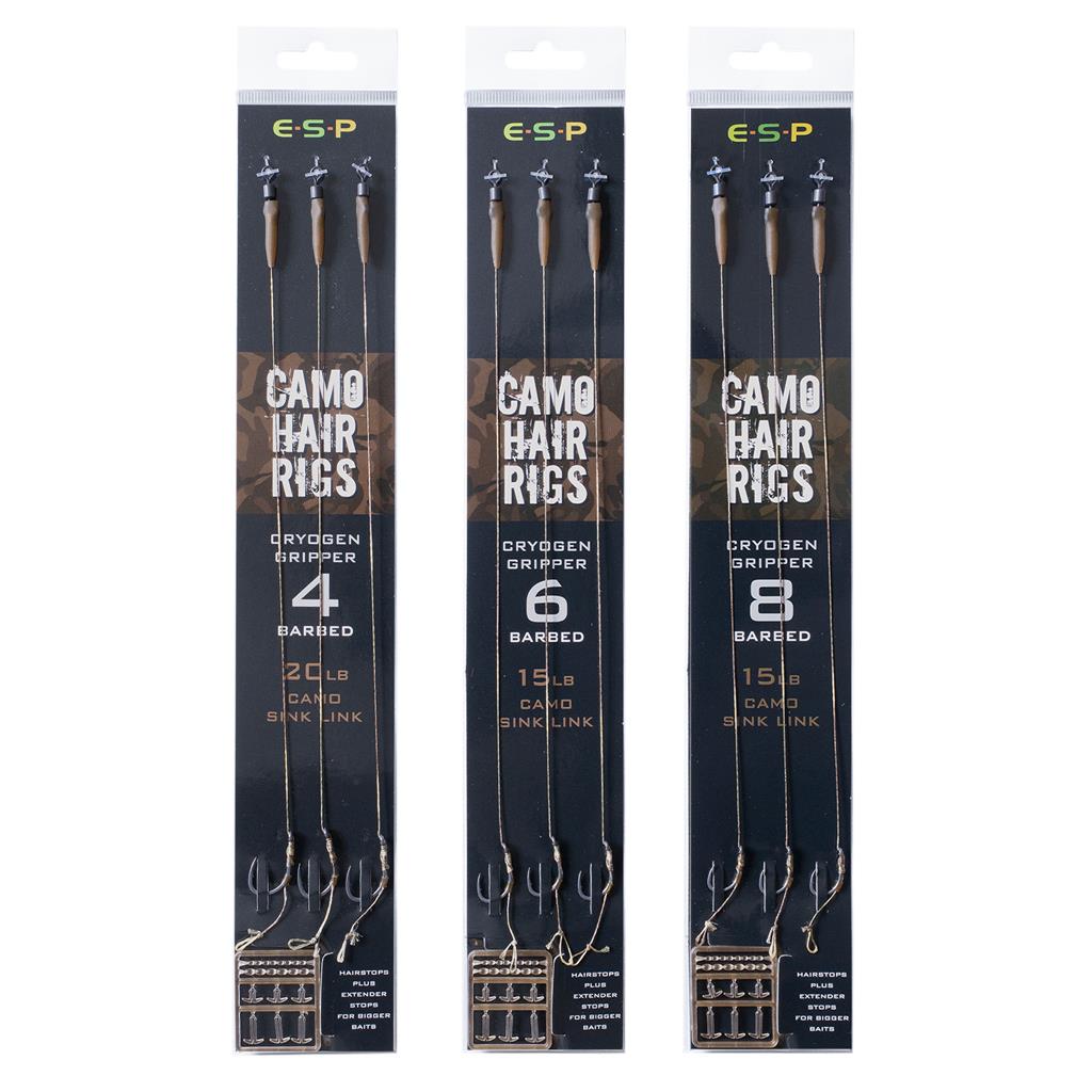 Esp Camo Hair Rigs | Pre Tied Rigs by ESP – Big Carp Tackle