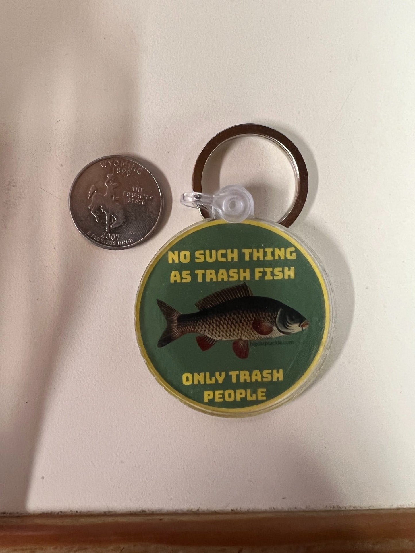 Trash People Keychain
