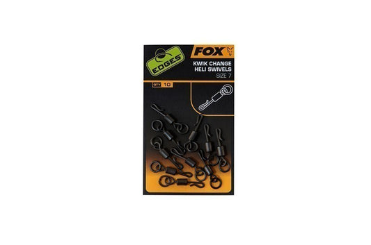 Fox Edges Edges Kwik Change Heli Swivels Size 7