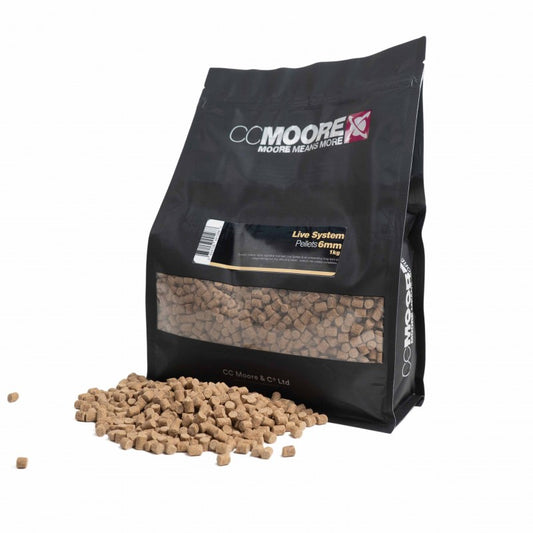 CC Moore Live System Pellets 6mm 1kg