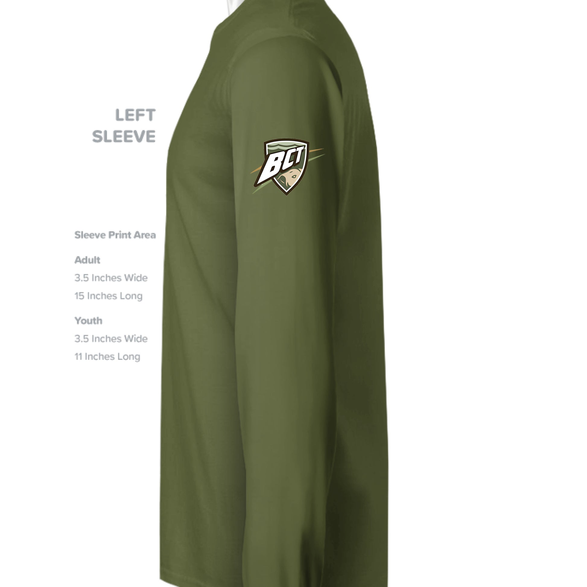 MILITARY GREEN - SLEEVE_LEFT