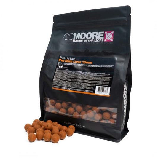 CC Moore Pro-Stim Liver Boilies & Hookbaits