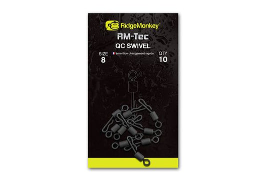 Ridgemonkey RM-Tec Quick Change Swivels Size 8