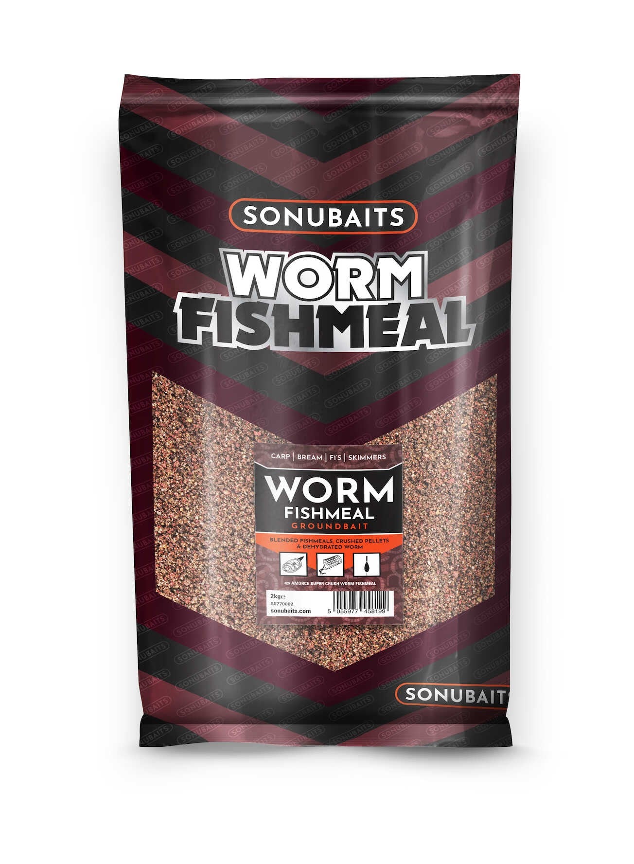 Sonubaits Worm Fishmeal 2kg Groundbait