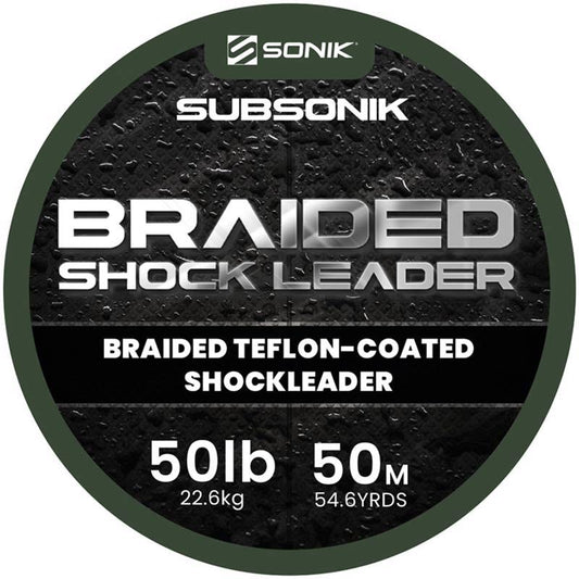 Sonik Braided Shock Leader 50LB 50M