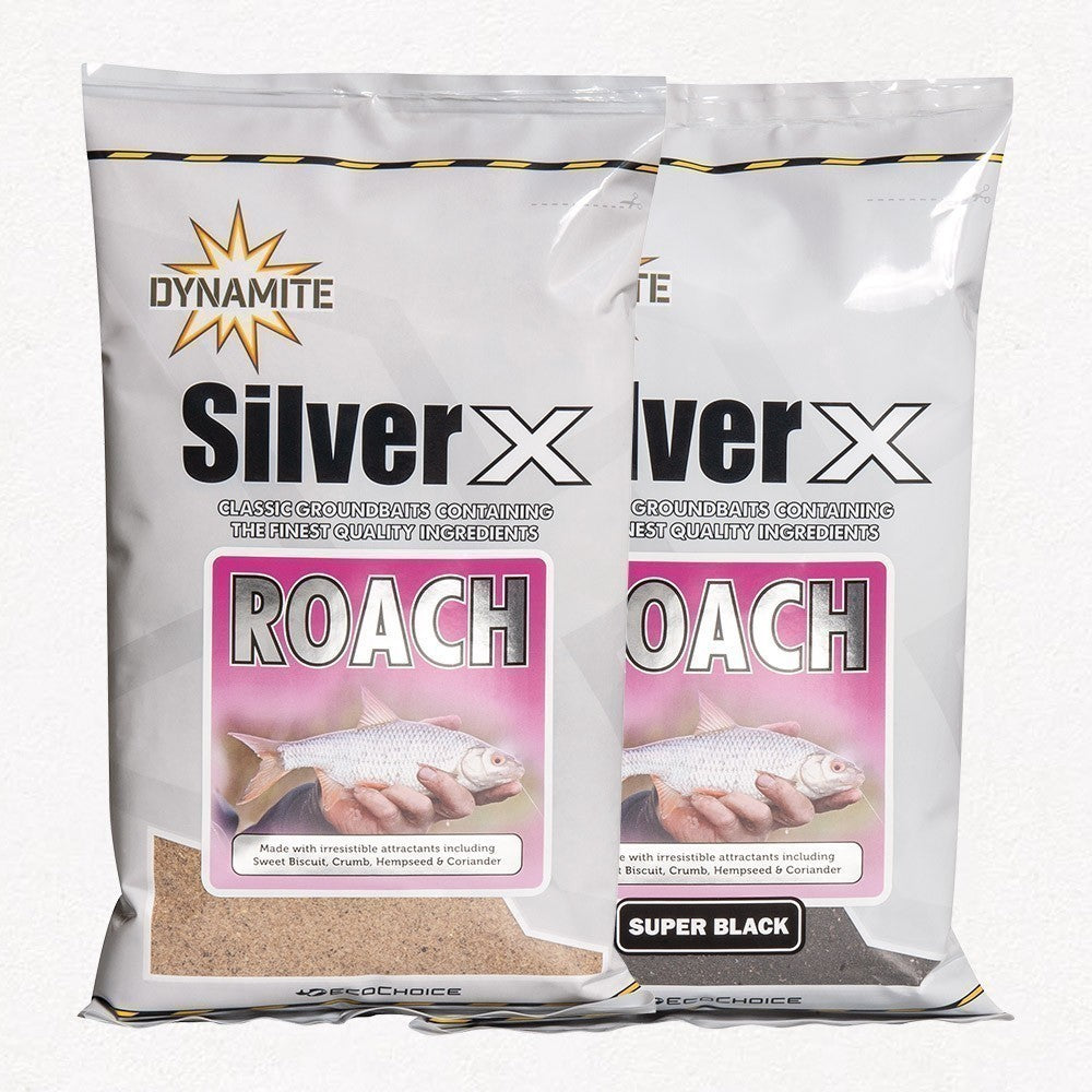 Dynamite Baits Silver X Roach Super Black Groundbait 900g