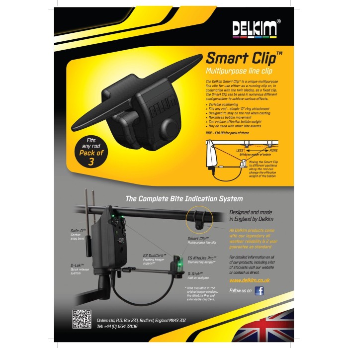 Delkim Smart Clip (3 in each pack)