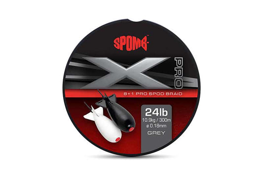 Fox Spomb X Pro Braid Grey 8+1 0.18mm 24lbs