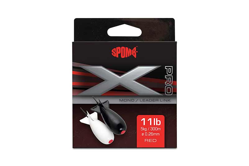 Fox Spomb X Pro Mono 0.26mm/11lb x 300m RED