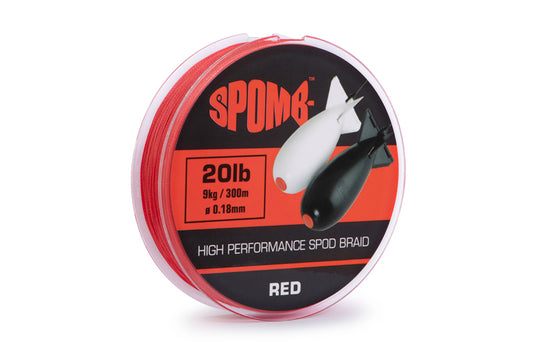 Fox Spomb Braid 300m 9kg 20lb RED 0.18mm